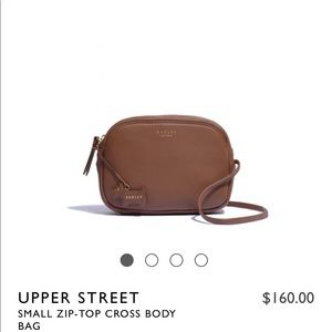 Radley Upper Street Small Zip top Brown Crossbody